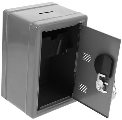 Angoily Coffre-fort Mini Métallique Avec Cadenas Boîte De Rangement Sécurisée Pour Bijoux Et Documents Importants Idéale Pour Voyage Et Bureau Antivol Et Résistante Aux Effractions