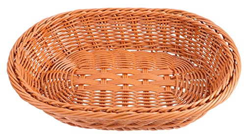 MAGICLULU Cestino Portafrutta in Plastica Stile Retrò Organizer in Tessuto Finto Per La Casa Compatto E Multiuso Adatto Per Larredo Di Cucina E Bagno