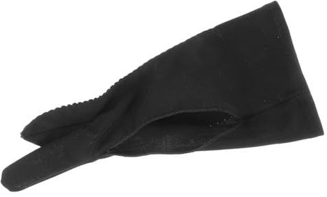 Operitacx Digital Art Glove for Graphic Tablet Smudge Drawing Gloves Two Fingers for Men