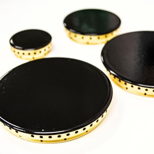 JPshop - Kit de 4 coronas de latón adaptable a placa de cocina de gas compatible con Lofra con platillos de llama