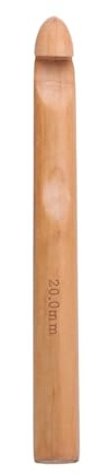 Aguja de ganchillo de madera con mango ergonómico para tejer suéter, bufanda, guantes, mantas, sombreros, chales, herramienta de madera
