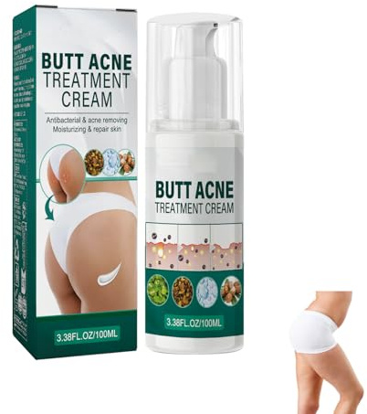 Culo Acne Crema,Crema Per Rimuovere l'acne Sui Glutei,Riduzione Brufolo Culo,Ripristina La Pelle Del Sedere Morbida E Liscia,100ML