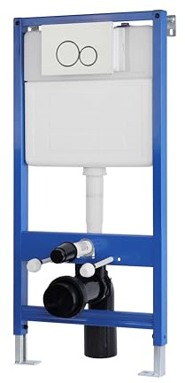 WC sospeso senza cassetta – WC sospeso, sistema di scarico del WC (cassetta)