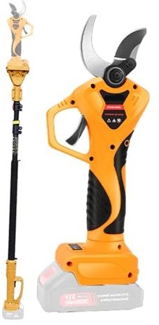YVAAASIYC Forbici elettriche da potatura con Asta telescopica 2,5 Metri, utilizzate for potare Gli Alberi frutto del Giardino, Senza batterie