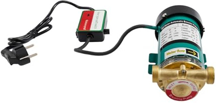 20-Liter-Warmwasser-Druckerhöhungspumpe, Automatische Druckpumpe, 2860 U/min Umwälzpumpe, Elektrische Warmwasserpumpe, zum Druckausgleich in Warmwasserbereitern, Solaranlagen und Industrieanlagen