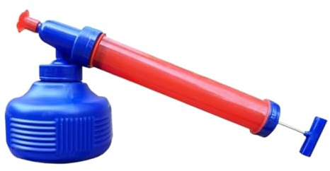 Earth Powder Duster – Manuelle Kieselgur-Zerstäuberpumpe | Staubapplikator | Schädlingsbekämpfungswerkzeug, Hühnerstall, Garten, Algen-Kalk-Sprühgerät, Handspender, zufällige Farbe