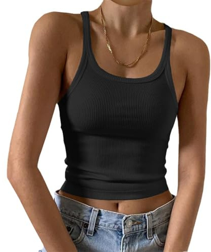 Canottiere Donna Intima Moda Basic Elegante Canotta Donna Estiva Larga Fashion Estive Sportivi Senza Maniche Blusa