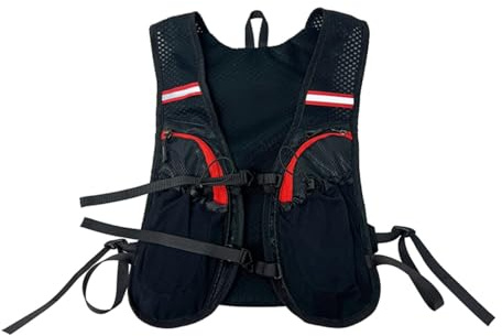 Fxzqgnh Gilet da Esterno Leggero E Traspirante con Porta Cellulare E Scomparti Multipli per Adulti.