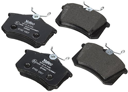 VALEO - Plaquettes de frein First - 301474 - Jeu de 4 plaquettes - Essieu arrière - Entièrement équipés avec accessoires montés