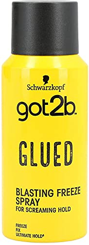 Schwarzkopf, lacca spray per capelli Got2B Glued Blasting Freeze, 100 ml (etichetta in lingua italiana non garantita)