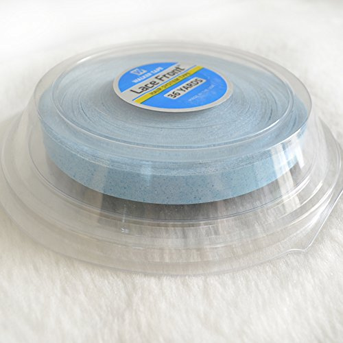 AIRAO Lace Front WalkerTape Klebefolie Kleber für Toupet Perücke Haarteil Haarverlängerungen 1pc (36 Yards Länge & 1/2 Zoll (1,27 cm) Breite)