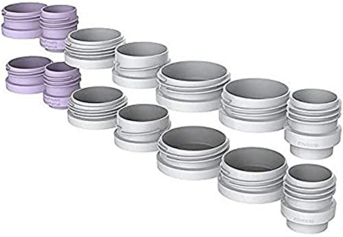 Babymoov Twist Direct-Pump Adapter, für kompatible Milchpumpen und Sauger, 7 Adapterpaare