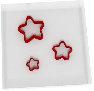 Mini/Tiny Star Set of 3 Value Fondant Cutter 1.5CM + 2CM + 3CM - 5