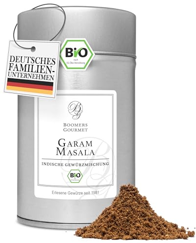 Boomers Gourmet - BIO Garam Masala I indische Gewürzmischung Garam Masala Gewürz Bio - 80 g