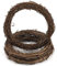 Hileyu 3 Stück Retro Weihnachtskranz Natürliche Grapevine Kränze Kranz Weinreben Kränze Türkranz Ornament Weihnachtsrattankranz DIY Kranz deko Weihnachten Türkranz Deko Tor Wand Party 30cm