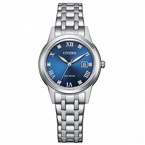 Citizen Damen Eco-Drive Solar Armband-Uhr aus Edelstahl mit Edelstahl Band - L Elegance - FE1240-81L