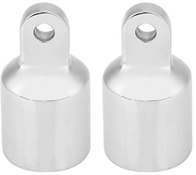 Boat Eye End Cap, Universal 2Pcs Edelstahl Marine Boat Eye End Bimini Top Cap Hardware Fitting Endkappe Bimini