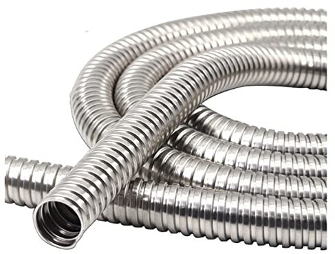 PLIPSH 1 Meter Innen 4-100mm Edelstahl Metallgewinde Kabelschlauch Rohr Flexible Weiche Rohrmanschette Schutz Ersatz Zubehör Perfection (Size : 100cm, Color : Inner Diameter 64MM)