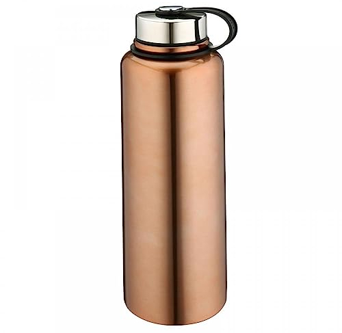 YYW 1.5 Liter Edelstahl Thermo Trinkflasche, Vakuum Isolierte Edelstahl Thermosflasche Auslaufsicher Wasserflasche Sportflasche, Doppelwandige Isolierflasche für Für den Sport