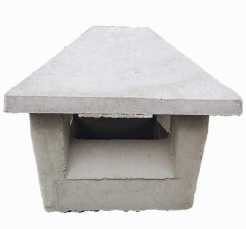 Cappello Fumaiolo Comignolo con Base Quadrata 35x35 grigio in Cemento