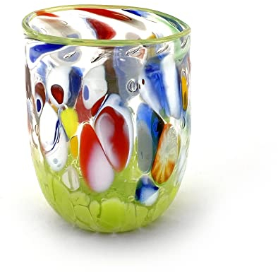 MAZZEGA ART & DESIGN Verre Special Edition en verre de Murano - Tintoretto (vert, 2)