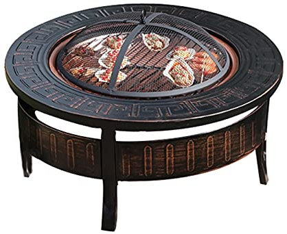 Braciere per barbecue Tavolo da grill per esterni BBQ senza fumo Griglia per barbecue a carbonella Tavolo da giardino Braciere antiruggine Braciere a legna a carbonella Portatile con ripiano per barb