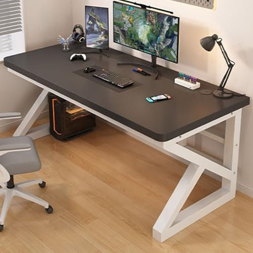 HOLGVE Kleiner Konferenztisch, rechteckiger Büro-Computertisch, Holz-Besprechungstisch, for Seminar- und Schulungstische auf kleinem Raum(Nero,35.4x23.6in/90x60cm)