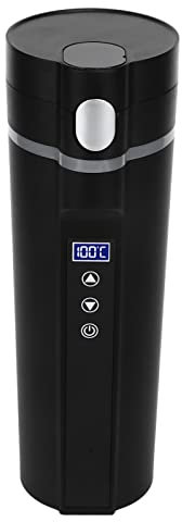 OPPWONG Calentador de Biberones Portátil para Viajes, Hervidor de Viaje Calentador de Biberones Portátil Taza de Viaje con Calefacción de 450 Ml Control de Temperatura Inteligente