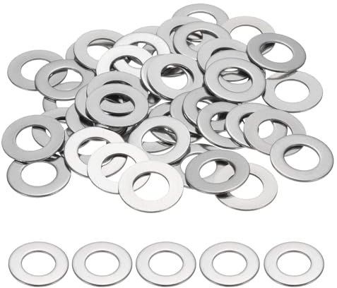 QUARKZMAN 60Pcs Arandela Plana M10 10MM DI x 20MM De x 1MM Espesor | Arandelas De Metal, Para Tornillos