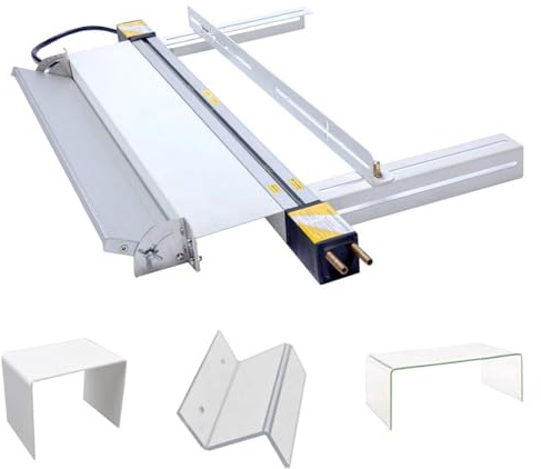 Plieuse de Plastique Acrylique Machine à cintrer acrylique 30/60/125 cm, cintreuse à chaud pour feuilles de plastique PVC avec pompe à eau et refroidissement par eau pour la fabrication d'en