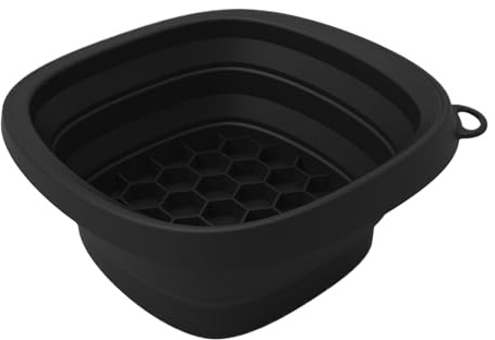 Face Tunge Bowl, Lightweight Silicone Basin, Flexible Washing System, Foldable Cooling Cube Bowl, Reusable Skin Care , Spa Bowl, Compact Ice Water Container, Home Kitchen