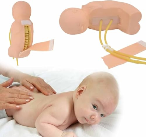 Generico Modelo de punción lumbar infantil, 1:1 tamaño natural recién nacido bebé modelo de punción lumbar, Lumbale Punctie simulador de formación para médicos enfermeras estudiantes