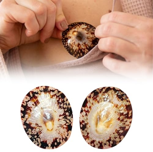 PYEUIFT Coquillages d'allaitement naturels, Protège Mamelon, Nacre 100% Naturels, Favorise la cicatrisation | Evite, Soulage et Apaise les Douleurs de l’Allaitement