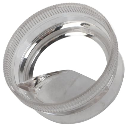 Adfaga Dispenser per polvere di caffè per moka, dosatore antispruzzo, raccoglitore ad anello, pratico e leggero, per gli appassionati di caffè in ufficio, in casa, materiale PC, 98