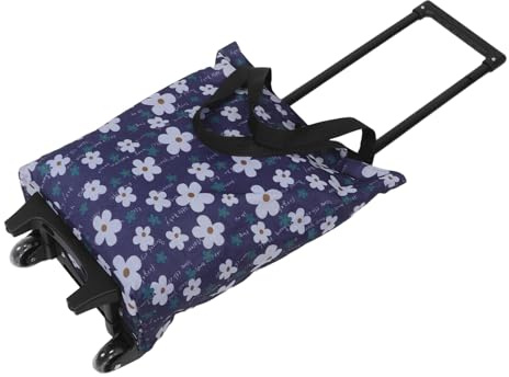 Gadpiparty Carrello Leggero della con Rinforzato Pieghevole e Ruote per Scale Oxford Blu, per Acquisti e