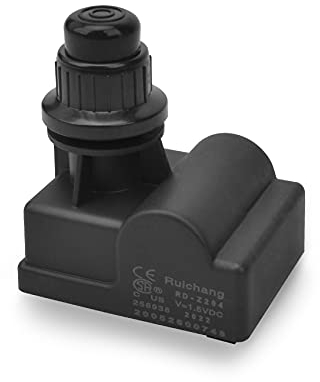 only fire Accenditore per barbecue, generatore di scintille, pulsante di accensione, alimentato a batteria AA (F. 4 bruciatori, nero)