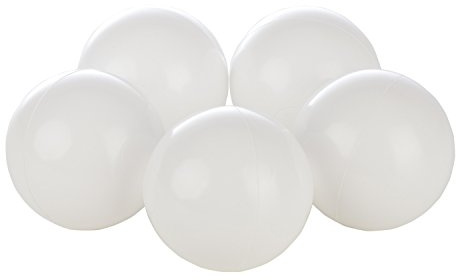 Conjunto de bolas pelotas para piscina infantil 500 piezas, O 7cm (Colores de bolas: blanco)