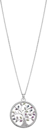 LOTUS SILVER Collar Mujer Plata de Ley 925 | Acabado Refinado LP1896-1/1, Collares Mujer, Regalo de Cumpleaños, Aniversario, San Valentín, Madre y más