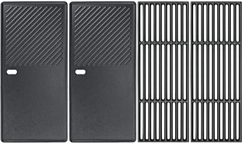 Charbroil Advantage 225s enders Boston 4, piastra di ricambio per barbecue, piastra in ghisa e griglia 43 x 72 cm