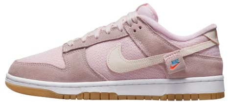 Nike, Dunk Low Si Chaussures de Sport pour Femme 40.5 EU, Rose Clair, 40.5 EU