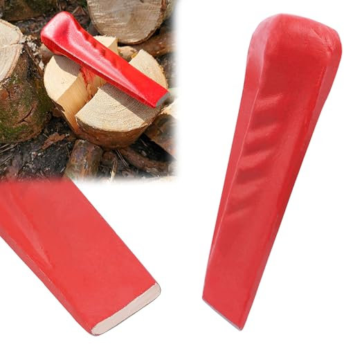 Bauster® Holzspaltkeil 205mm 2,3kg Keil Spaltgranate Geschmiedeter Dreh-Spalt aus Stahl Drehspaltkeil größeren Baumstämmen verwendet Holzspalter Scheitkeil Nachsetzkeil Treibkeil zum Spalten von Holz