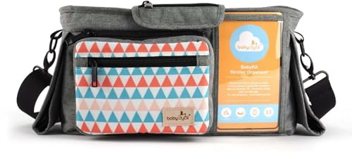 Baby Dyoli bolso carro bebe organizadora para cochecito de bebé con portavasos, monedero desmontable y correa | Bolsa para cochecito Walking Mum para accesorios y artículos de bebé