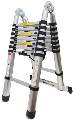 N.G. NICCOLAI SCALA TELESCOPICA PER USO DOMESTICO VARIE KMISURE (8+8 GRADINI (5,0 MT. MAX))