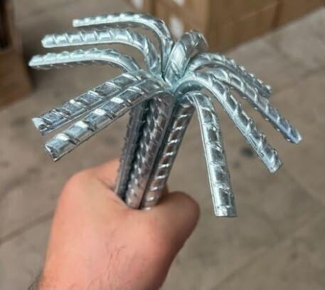 MAIL MORE® Alloy Steel Tent Pegs - 12 (30cm), Galvanised, Weather-Resistant, Rust Free, Versatile, Heavy Duty, Durable Metal Hooks for Camping, Gazebos, Netting, Hiking Awnings Tarps 10-50pcs(10)