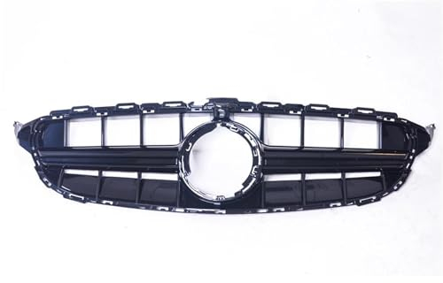 Gitter Für Mercedes Für Benz C Klasse W205 Für AMG 2014-2018 Kühlergrill Auto Oberen Grill Stoßstange Mesh Grid Mit Kamera Loch Frontgrill