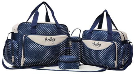 TINEASUR 1satz Teiliges Multifunktionale Mama-tasche Große Kapazität Schultertasche Handtasche Blau Stilvolle Babytasche Für Mütter Für Ausflüge Leicht Und Strapazierfähig Mit