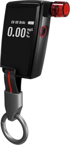 ACE XS Mini-Alcootest - Précision de 98,3% Selon l'université Technique de Vienne (2025) - Alcootest Compact pour Voiture - Calibré Selon Les Normes de la Police