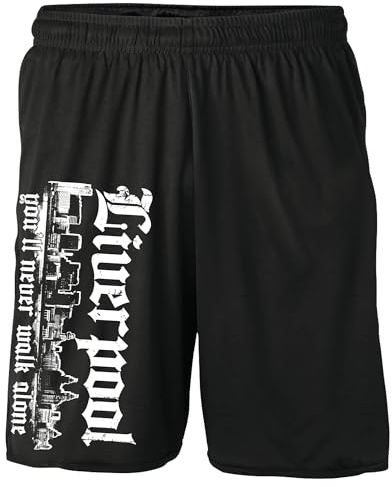 Liverpool Skyline Shorts | Sport Kurze Hose Sweatshorts Fanartikel England