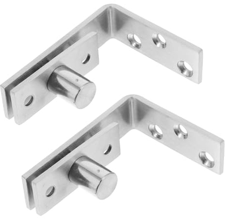 LIFKOME De Acero Inoxidable Para Puertas Corredizas Cierre Automático Bisagras Ocultas Para Gabinetes Estanterías y Puertas De Montaje Superficial