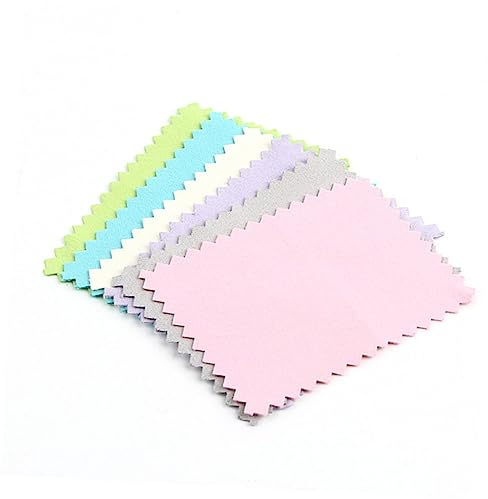 Gadpiparty 30pcs Silver Polishing Cloth Wipe Cloth Care Oxidized Jewelry Cleaning Composite for Silver Cleaner